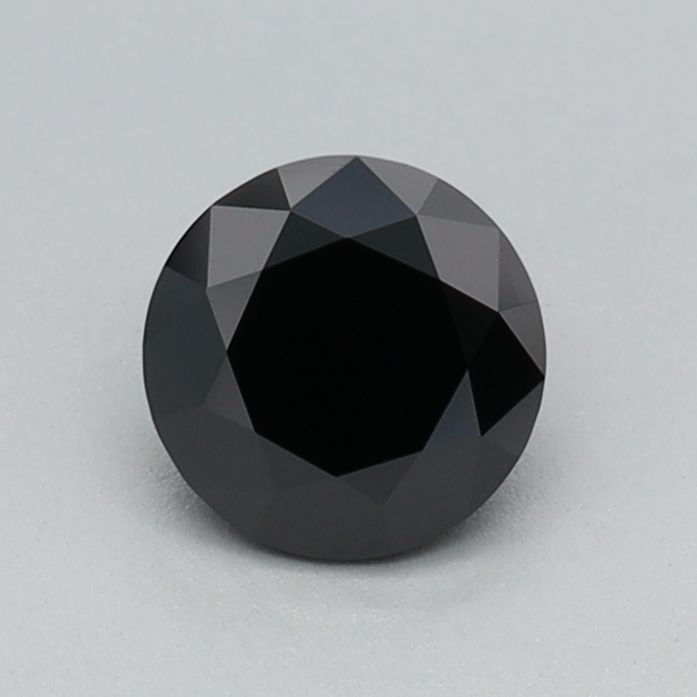 Round Fancy Black Lab-grown Diamond 0.43ct loose diamond