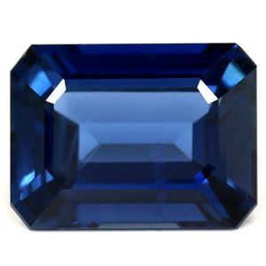 Emerald Blue Sapphire 1.82ct loose gemstone