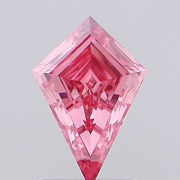 Kite Fancy Vivid Pink Lab-grown Diamond 0.99ct VS1 loose diamond