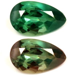 Pear Green Alexandrite 0.38ct loose gemstone