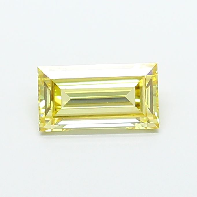 Baguette Fancy Light Yellow Lab-grown Diamond 1.55ct VS1 loose diamond