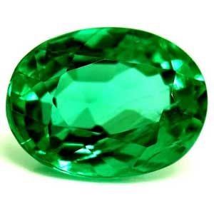 Oval Green Emerald 1.25ct loose gemstone