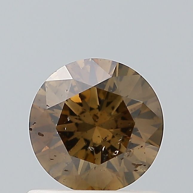 Round Fancy Green Natural Diamond 0.72ct SI1 loose diamond
