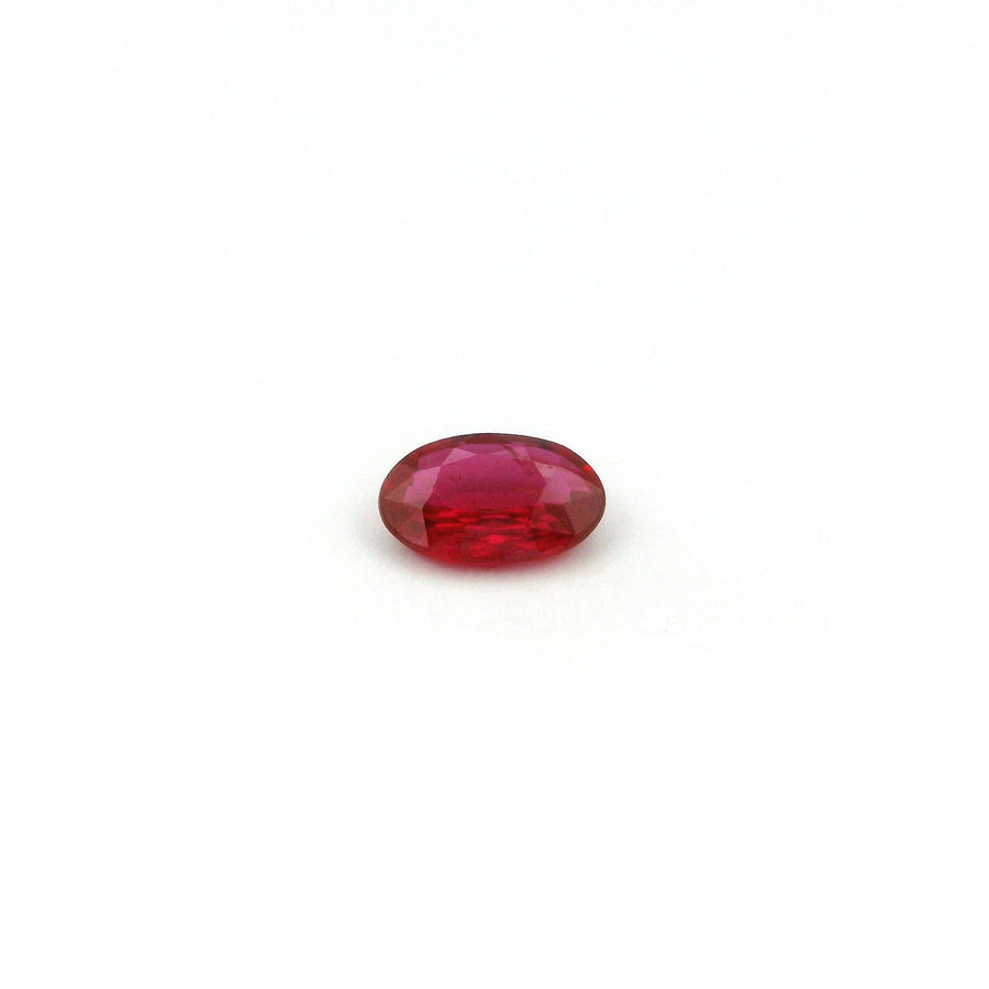 Oval Red Ruby 0.46ct loose gemstone