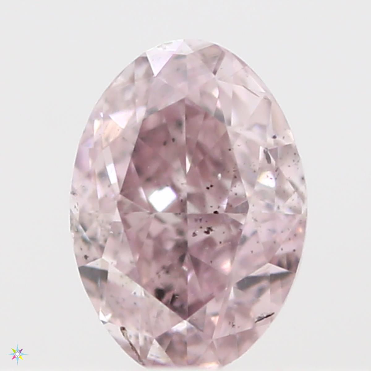 Oval Fancy Pink Natural Diamond 0.19ct loose diamond
