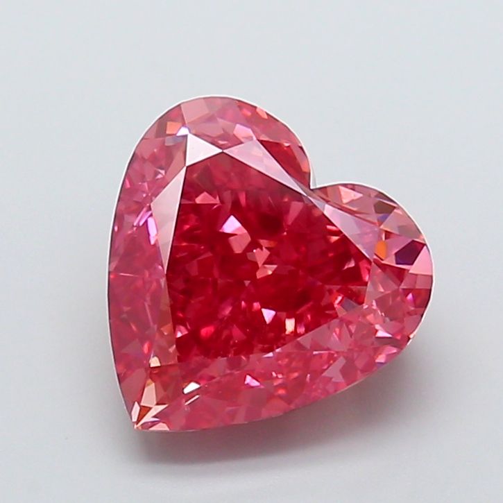 Heart Fancy Vivid Pink Lab-grown Diamond 6.04ct VS1 loose diamond