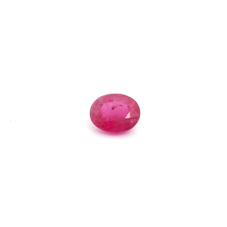 Oval Red Ruby 0.59ct loose gemstone