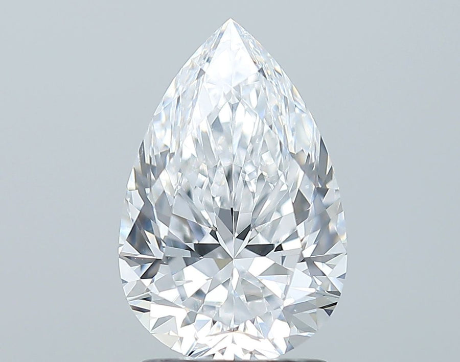 Pear Natural Diamond 2.02ct D VS2