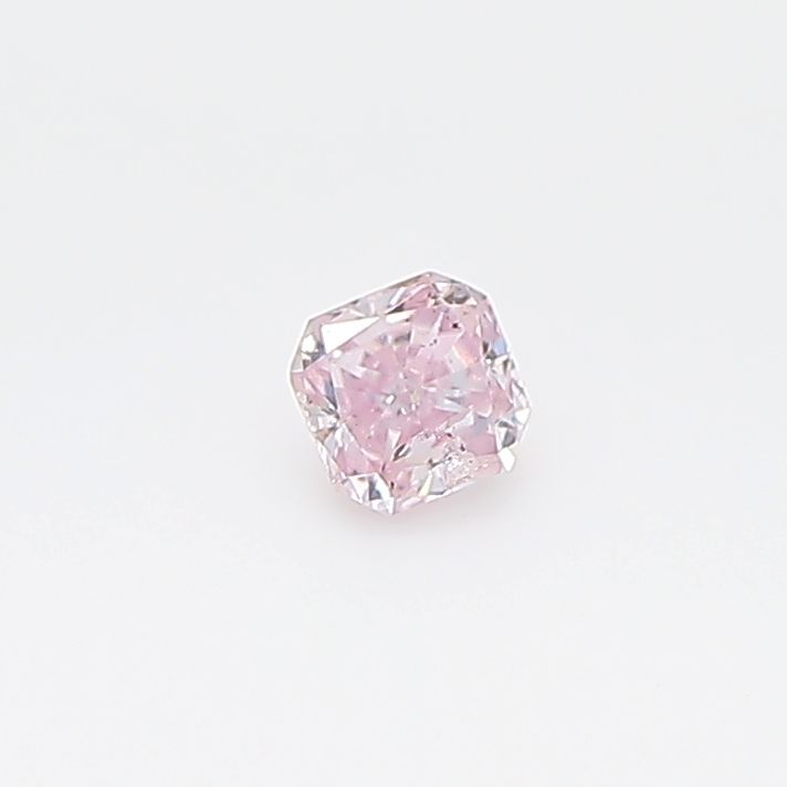 Radiant Fancy Purplish Pink Natural Diamond 0.12ct loose diamond