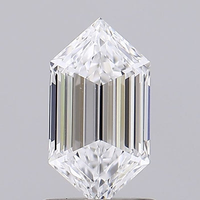 Hexagonal Lab-Grown Diamond 1.06ct D VVS1