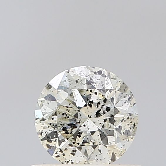 Round Salt And Pepper Natural Diamond 0.51ct VVS2 loose diamond