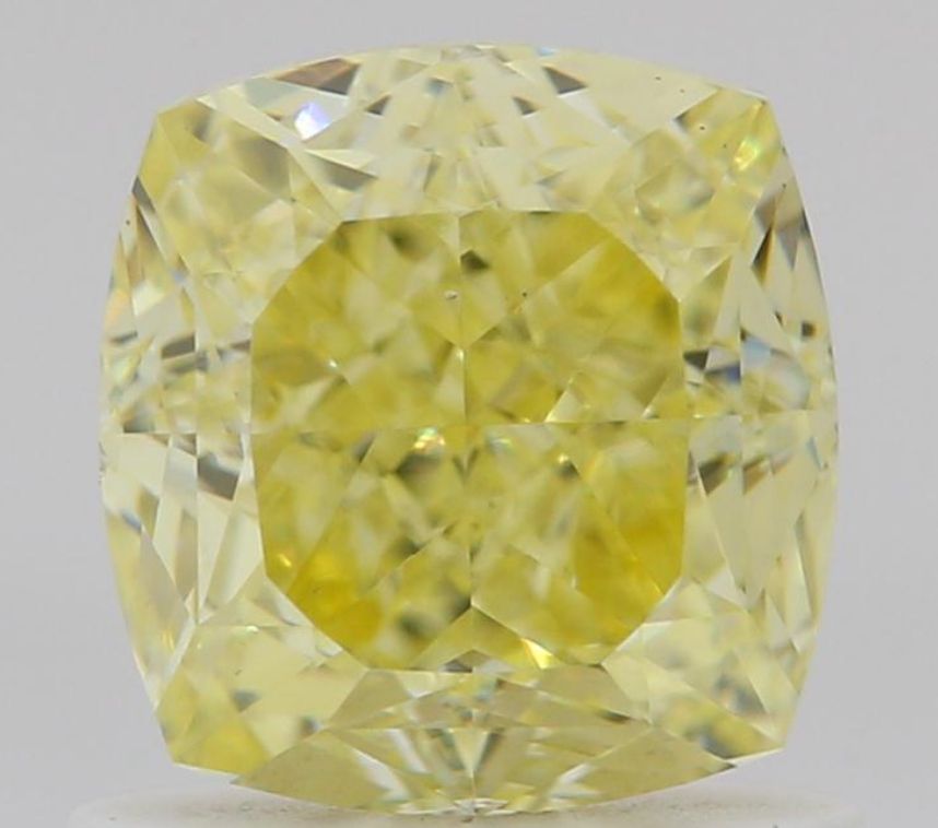 Cushion Fancy Intense Yellow Natural Diamond 1.16ct VS2 loose diamond