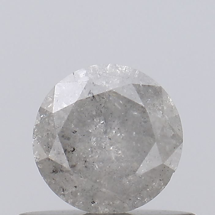Round Salt And Pepper Natural Diamond 0.42ct I3 loose diamond