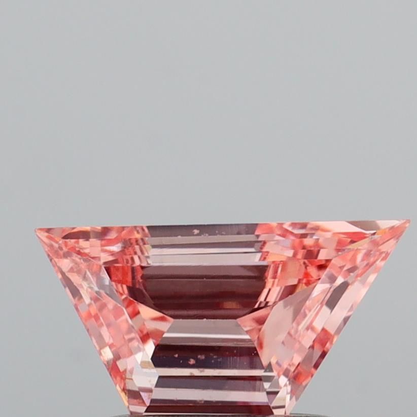 Trapezoid Fancy Intense Pink Lab-grown Diamond 0.59ct VS2 loose diamond