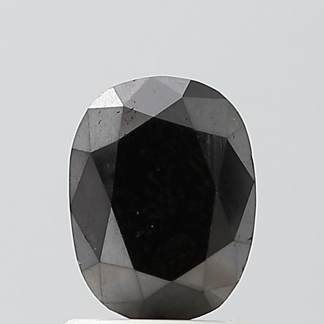 Cushion Black Natural Diamond 1.55ct VVS2 loose diamond
