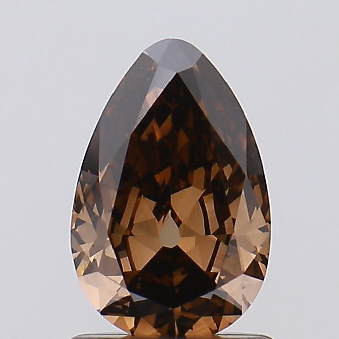 Pear Fancy Deep Brown Lab-grown Diamond 1.01ct VVS2 loose diamond