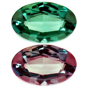 Oval Green Alexandrite 0.12ct loose gemstone