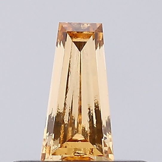 Tapered Baguette Fancy Vivid Brown Lab-grown Diamond 0.23ct VS1 loose diamond