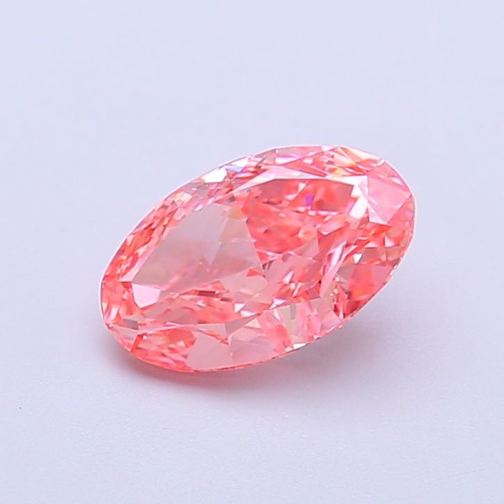 Oval Fancy Vivid Pink Lab-grown Diamond 1.04ct VVS1 loose diamond