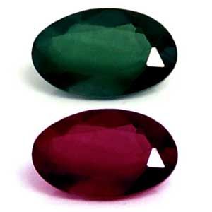 Oval Green Alexandrite 0.11ct loose gemstone