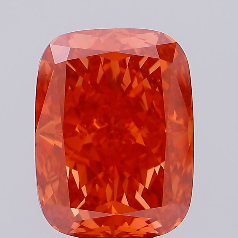 Cushion Fancy Vivid Red Lab-grown Diamond 11.16ct VS1 loose diamond