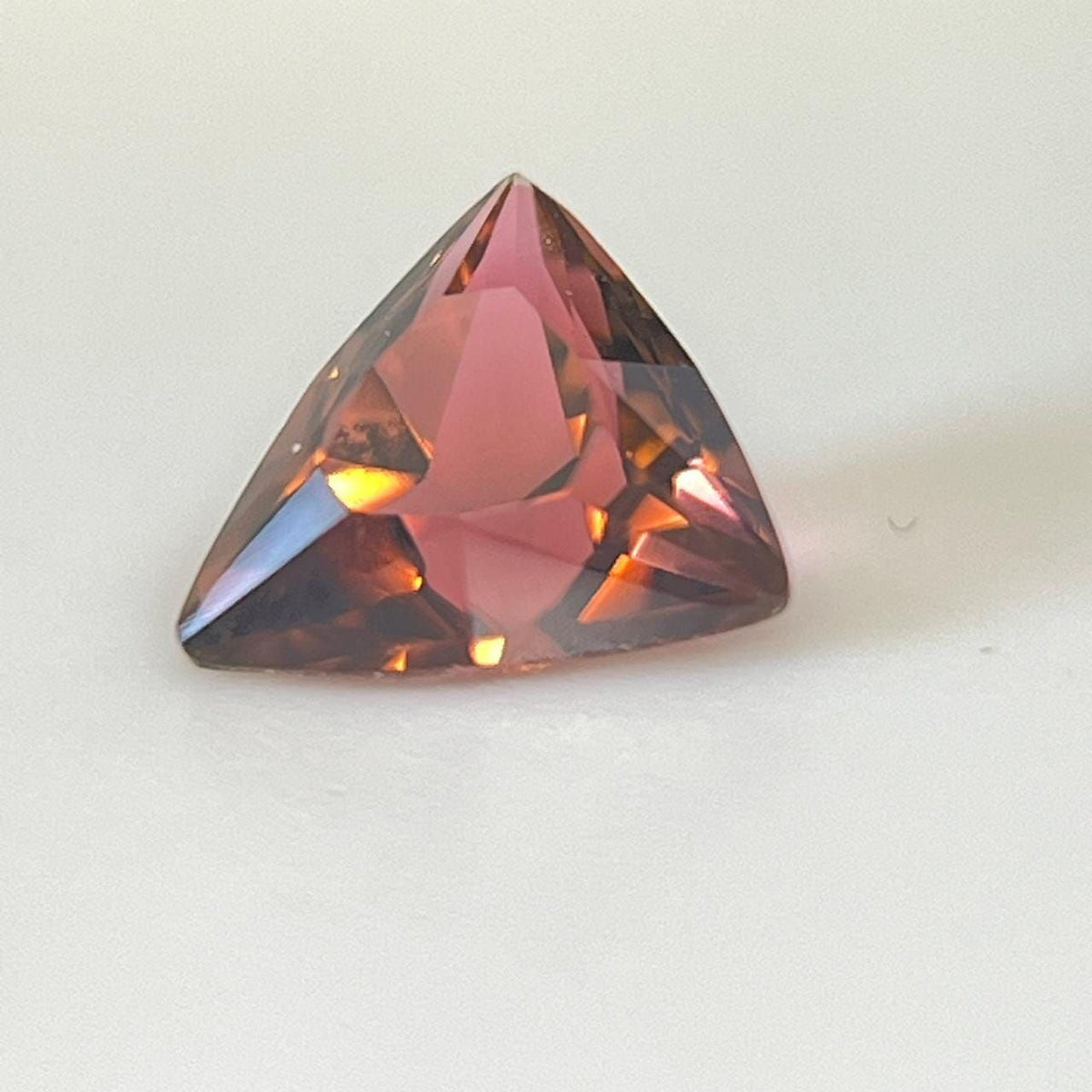 Trilliant Pink Tourmaline 0.82ct loose gemstone