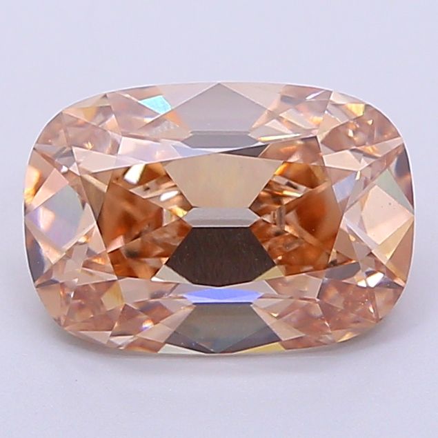 Cushion Very Light Brown Lab-grown Diamond 2.1ct VVS2 loose diamond