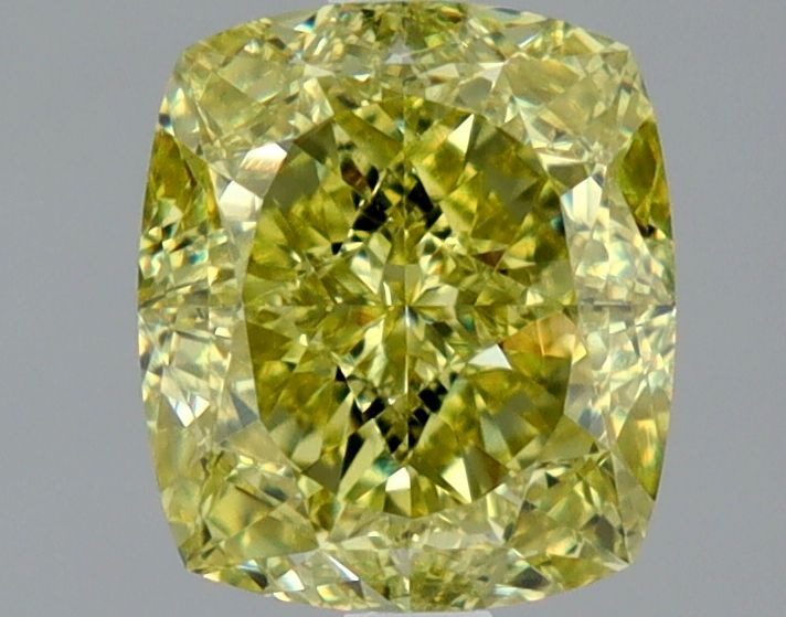 Cushion Fancy Deep Yellow Natural Diamond 2.01ct VS2 loose diamond