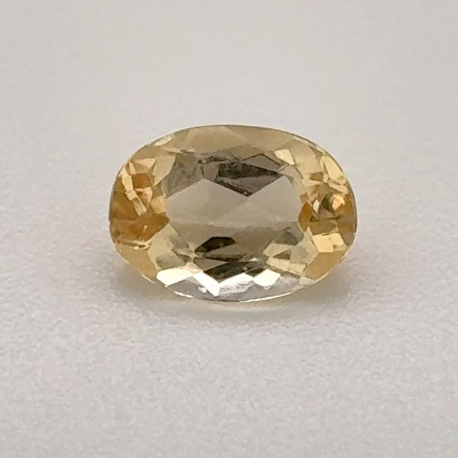 Oval Yellow Topaz 0.66ct loose gemstone