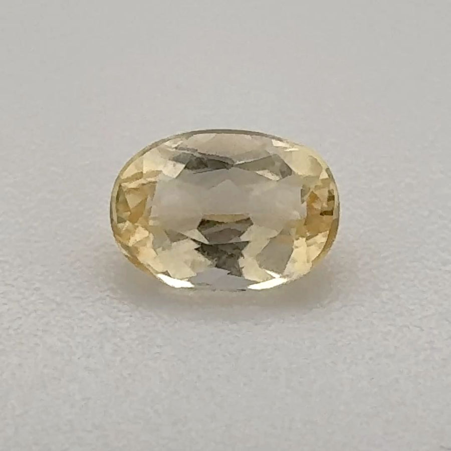 Oval Yellow Topaz 0.59ct loose gemstone