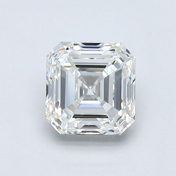 Asscher Natural Diamond 0.91ct I IF