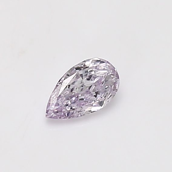 Pear Fancy Light Pinkish Purple Natural Diamond 0.24ct I1 loose diamond