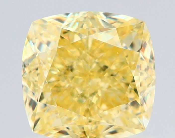 Cushion Fancy Yellow Natural Diamond 1.13ct VS1 loose diamond