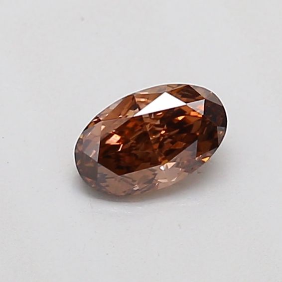 Oval Fancy Deep Black Lab-grown Diamond 0.21ct VS2 loose diamond