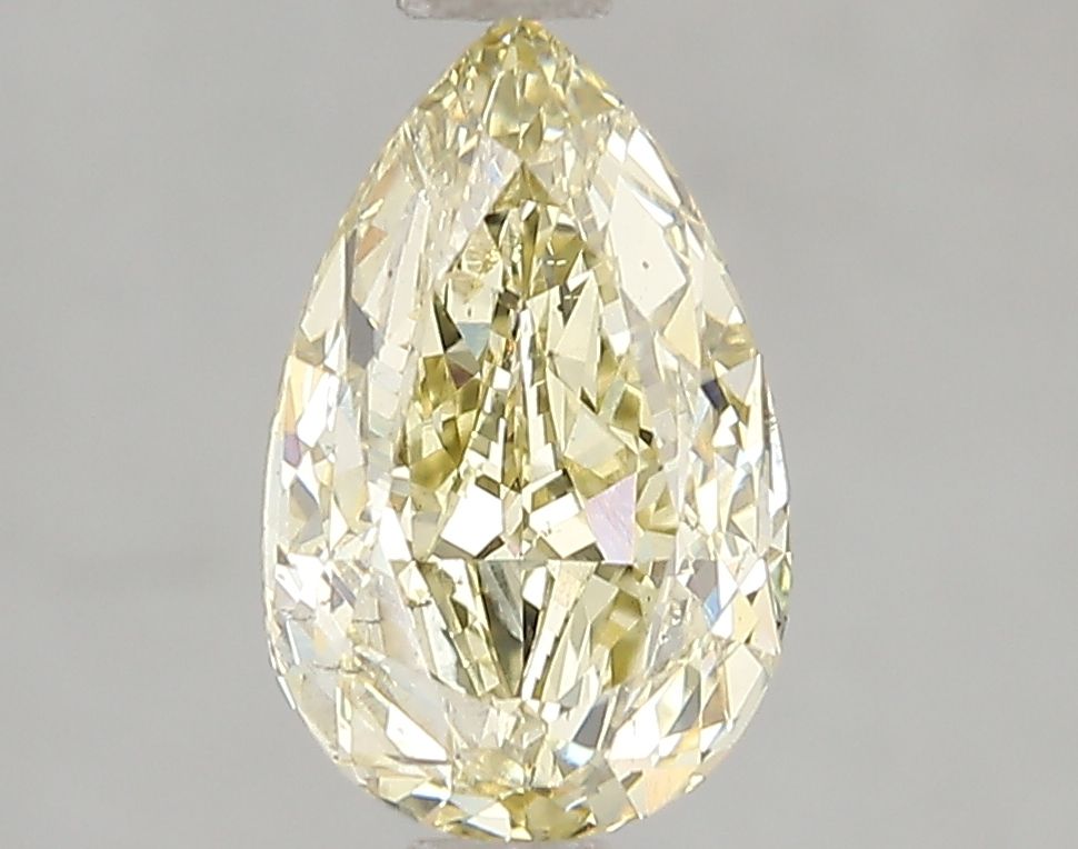 Pear Fancy Intense Yellow Lab-grown Diamond 2ct SI2 loose diamond