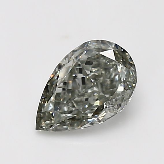 Pear Fancy Light Gray Natural Diamond 1.01ct SI1 loose diamond