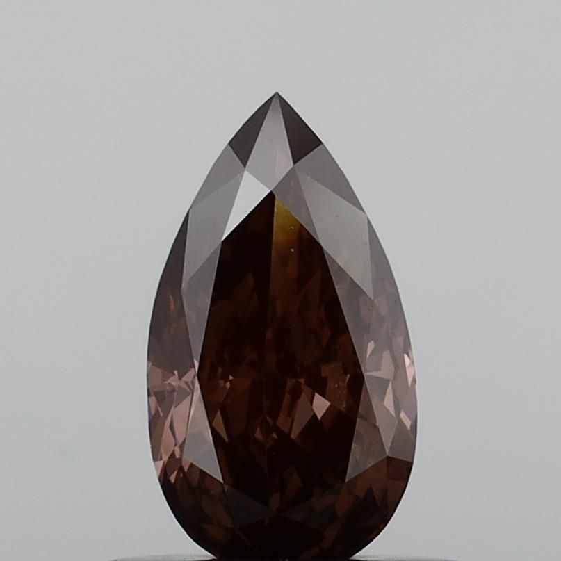 Pear Fancy Brown Lab-grown Diamond 0.81ct VS1 loose diamond