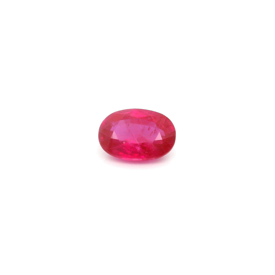 Oval Red Ruby 1ct loose gemstone