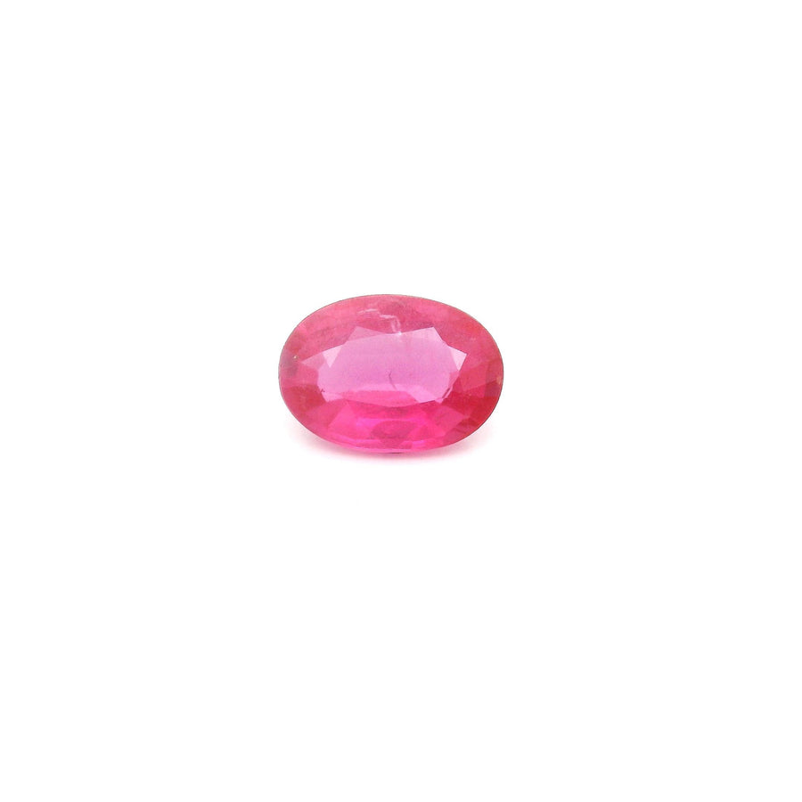 Oval Red Ruby 0.77ct loose gemstone