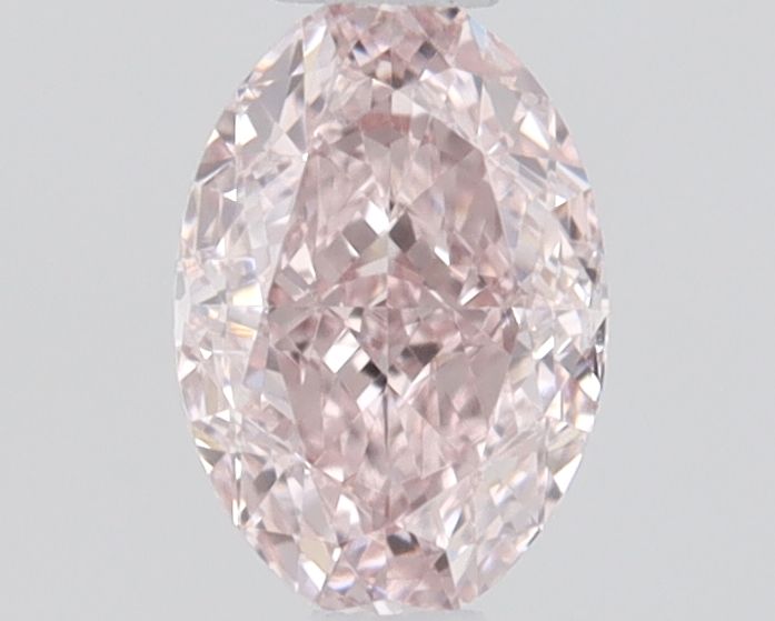 Oval Fancy Orangey Pink Natural Diamond 0.17ct VS1 loose diamond