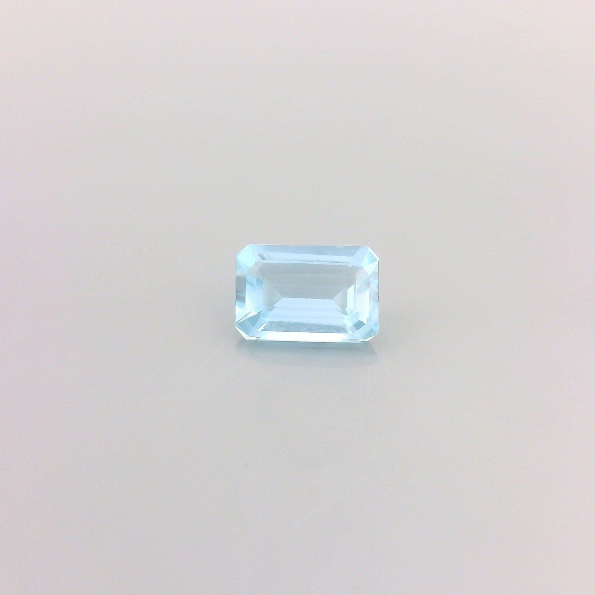 Octagonal Blue Aquamarine 0.49ct loose gemstone
