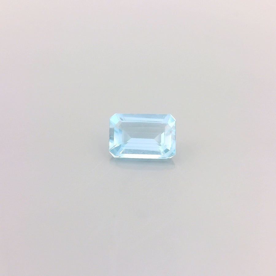 Octagonal Blue Aquamarine 0.49ct loose gemstone