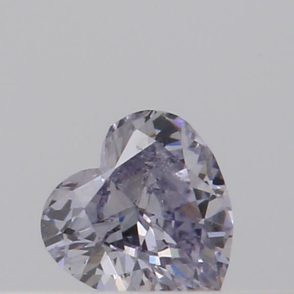 Heart Fancy Light Gray Natural Diamond 0.08ct loose diamond