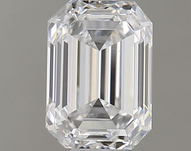 Emerald Natural Diamond 0.54ct D VS1