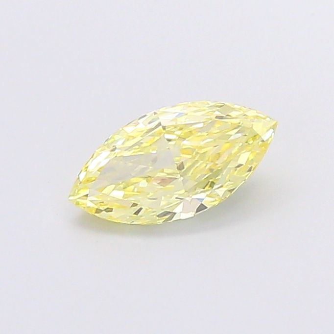 Marquise Fancy Intense Yellow Lab-grown Diamond 1.18ct VS1 loose diamond