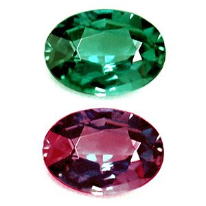 Oval Green Alexandrite 0.18ct loose gemstone