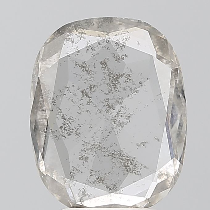 Cushion Salt And Pepper Lab-grown Diamond 2.09ct I2 loose diamond