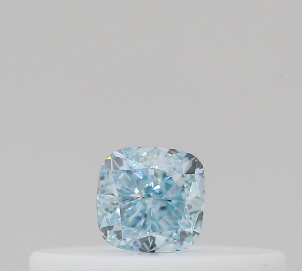Cushion Fancy Intense Blue Green Natural Diamond 0.1ct loose diamond