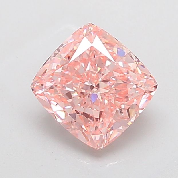 Cushion Fancy Vivid Pink Lab-grown Diamond 3.06ct VS1 loose diamond