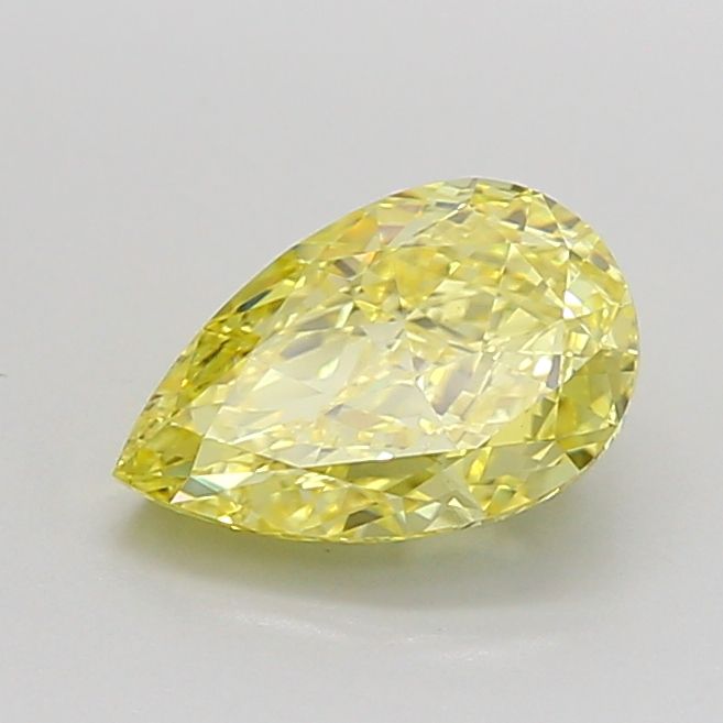 Pear Fancy Intense Yellow Lab-grown Diamond 1.15ct VS1 loose diamond